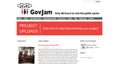 Desktop Screenshot of govjam.org