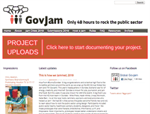 Tablet Screenshot of govjam.org